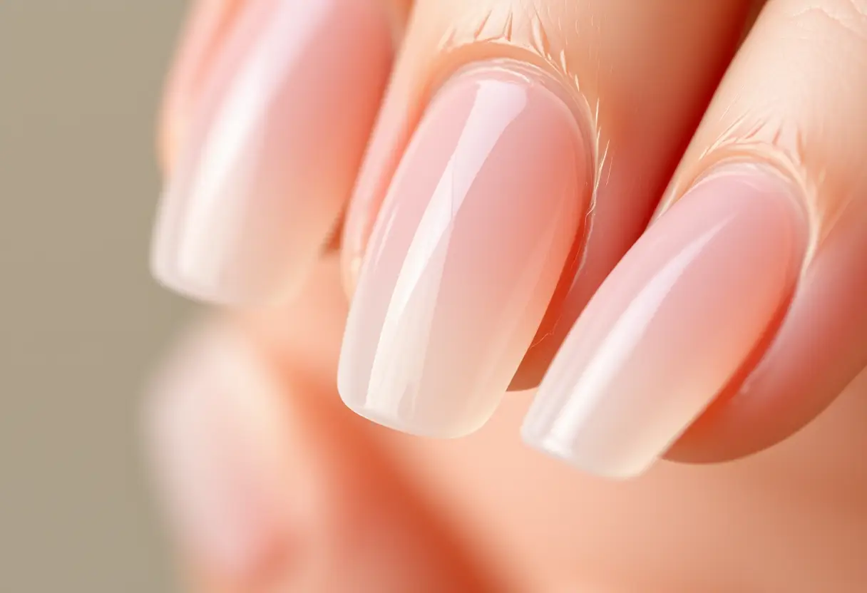 Ongles parfaitement entretenus avec polygel