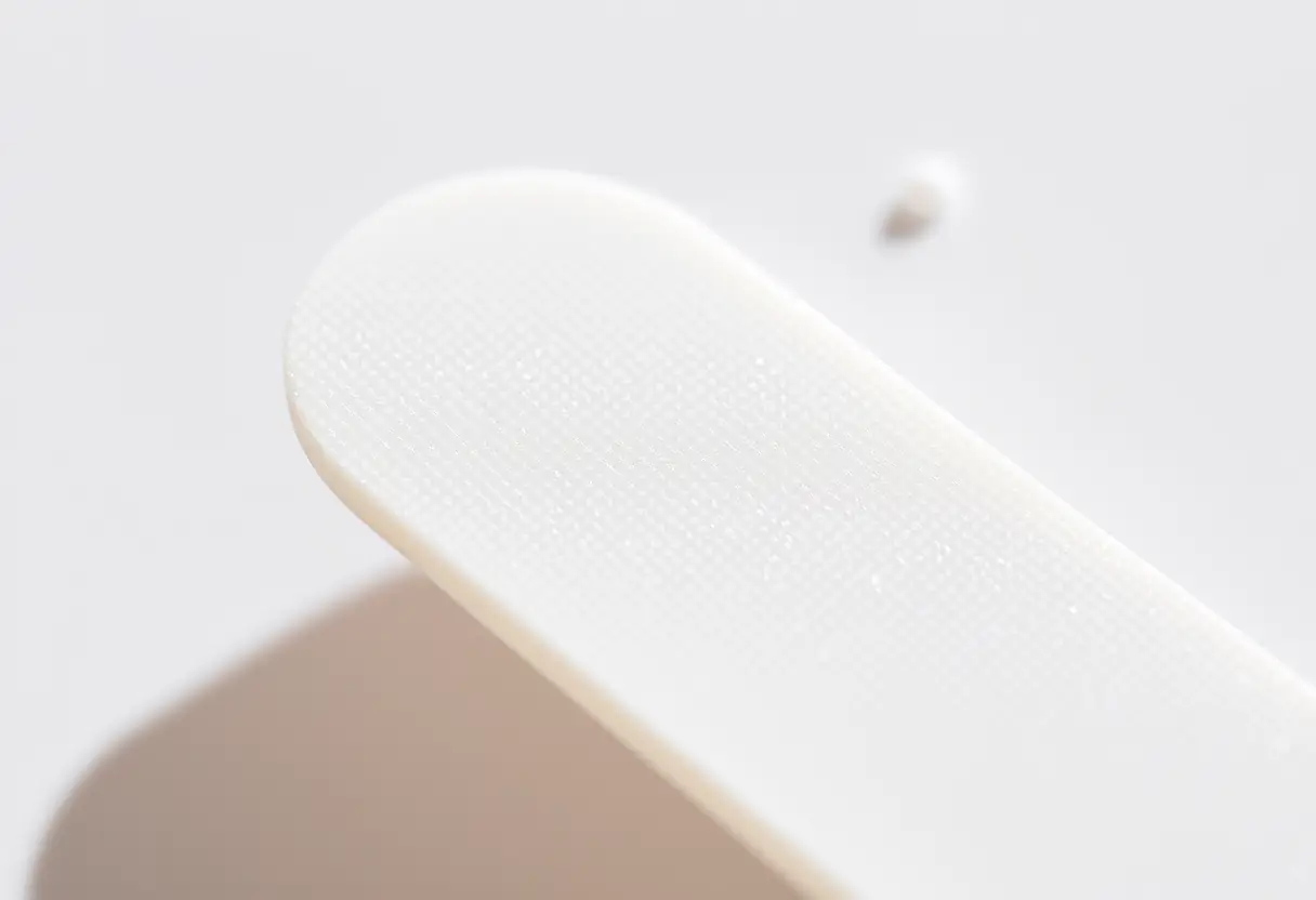 Un outil de modelage pour ongles en acrylique utilisé avec précaution pour façonner les ongles sans les endommager