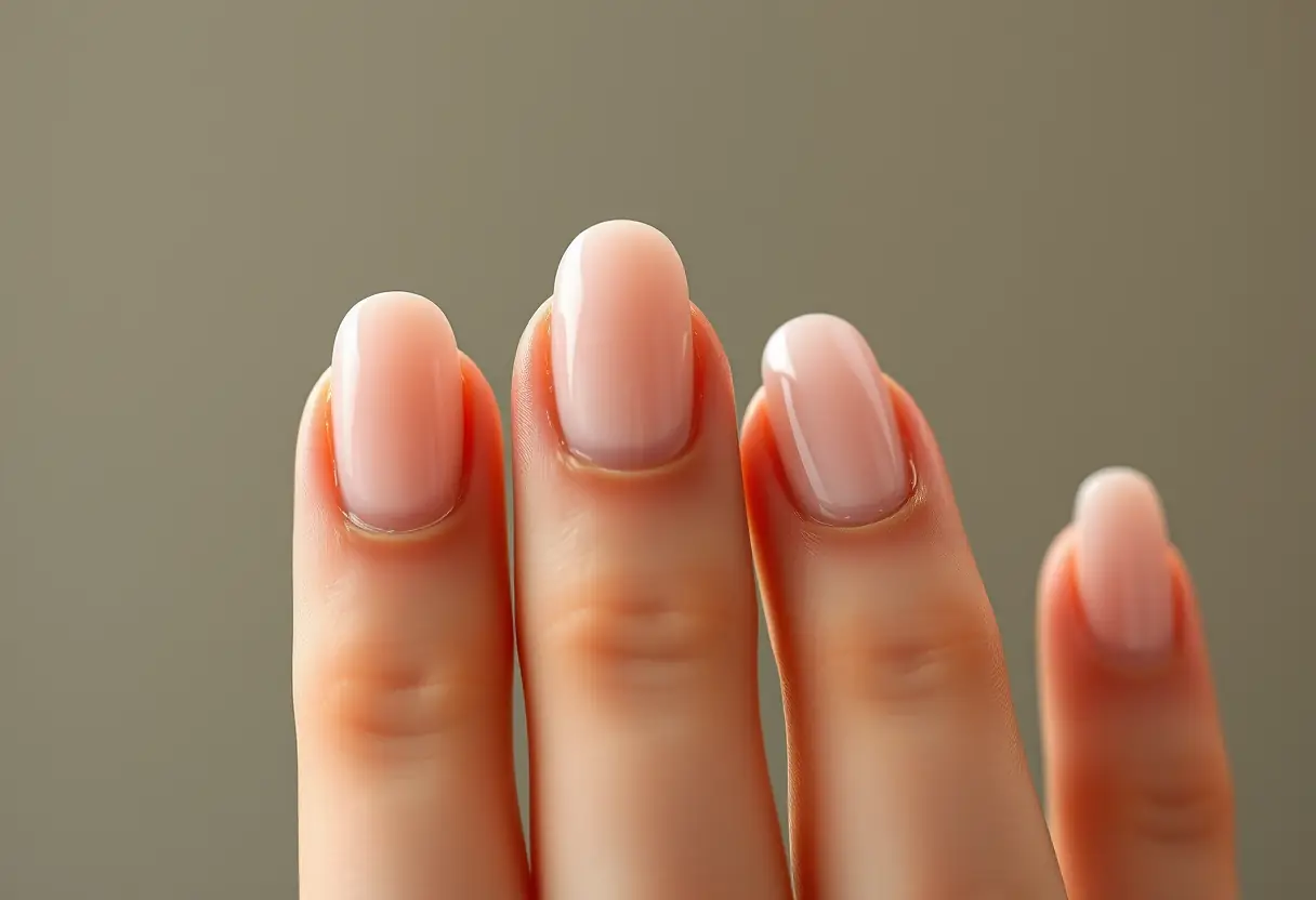 Manucure française sur ongles en amande, élégance naturelle