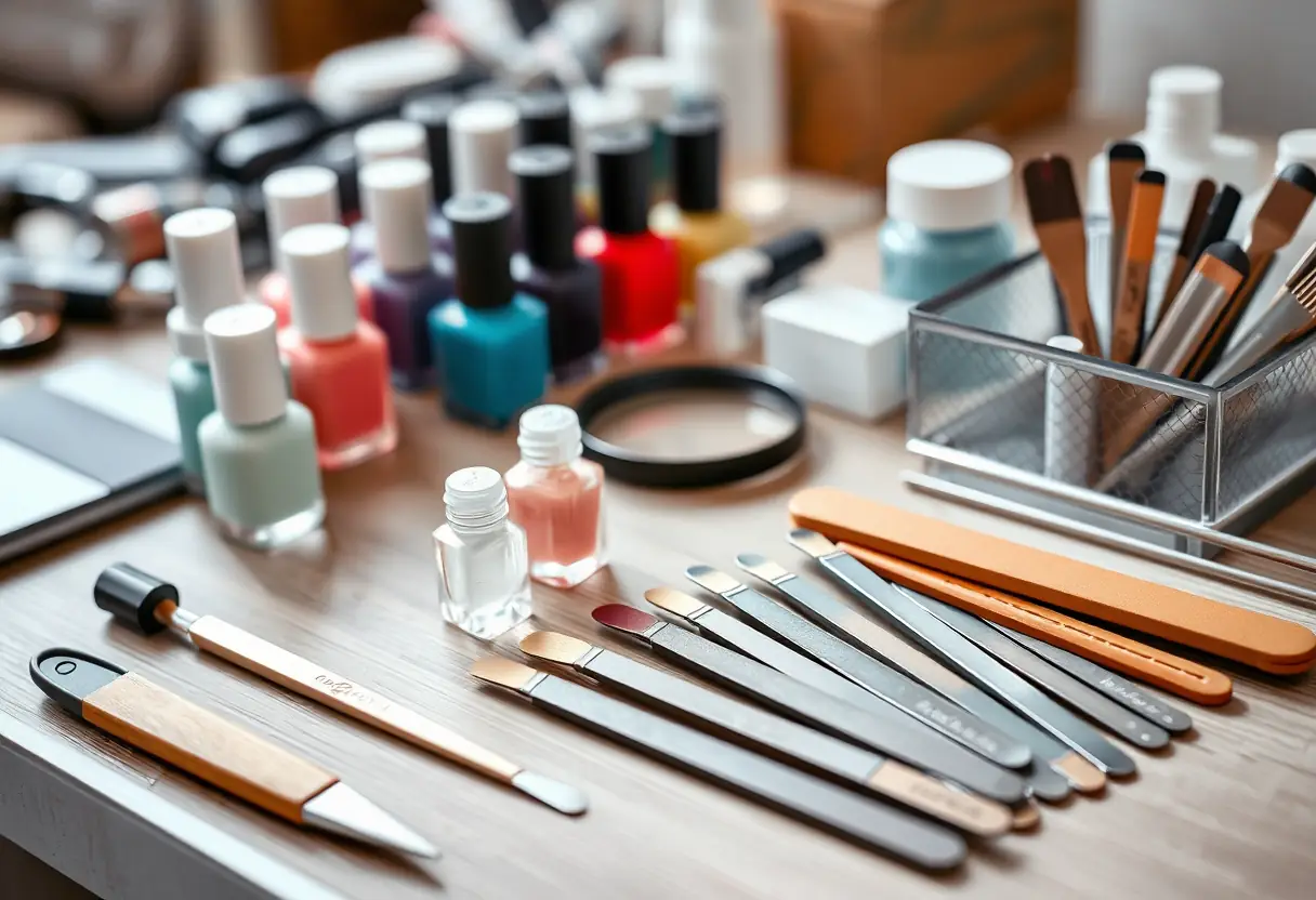 Outils de manucure professionnelle pour ongles en amande