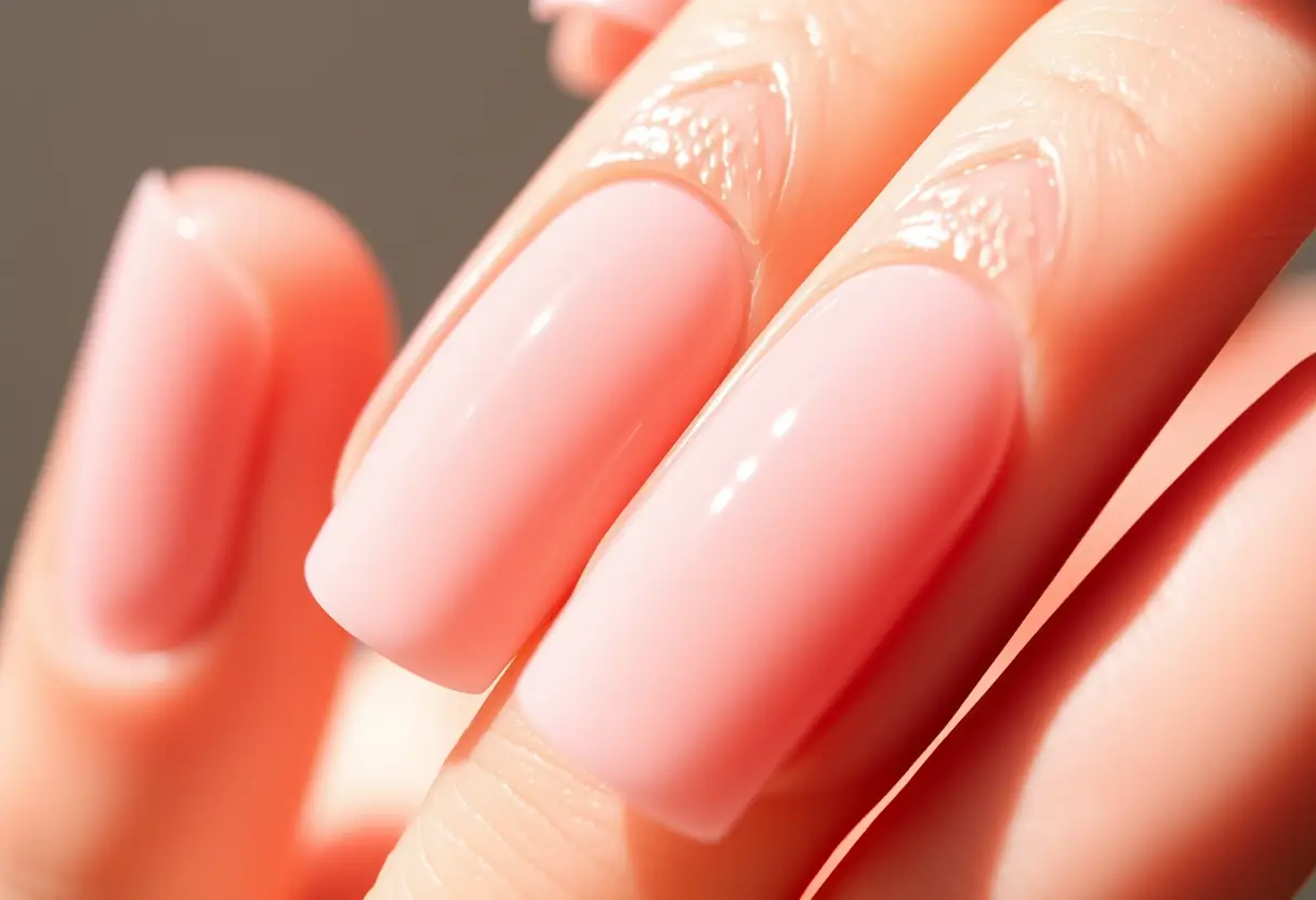Ongles polis et brillants avec technique de manucure Mons