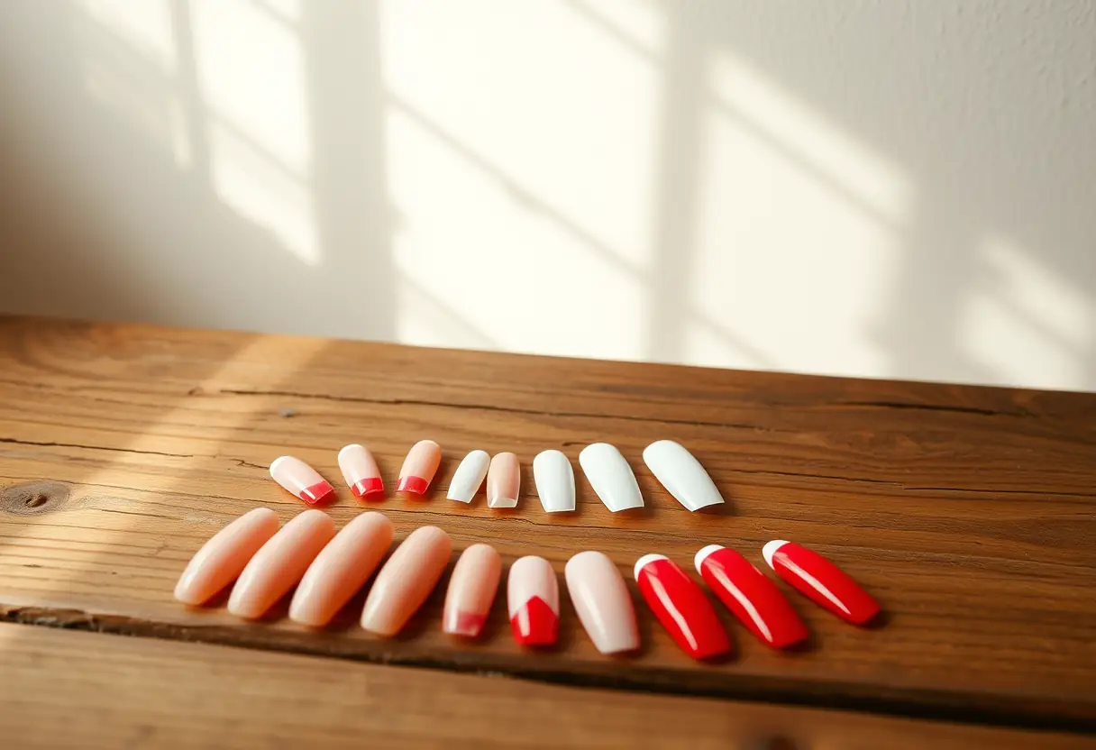 Tableau de démonstration de nail art pour les mariées, Pont-Remy