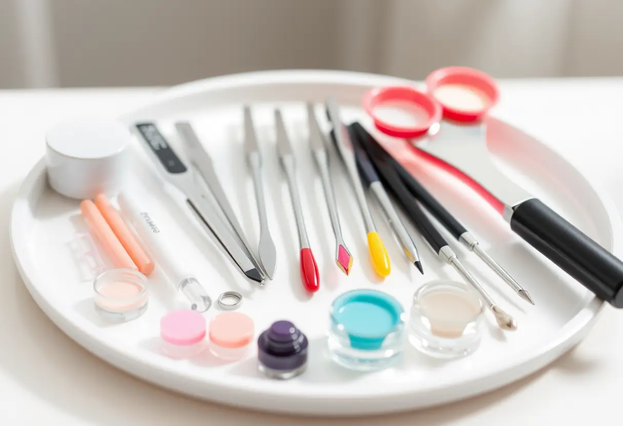 Outils et gels de soins des ongles, salon Nails Perfect